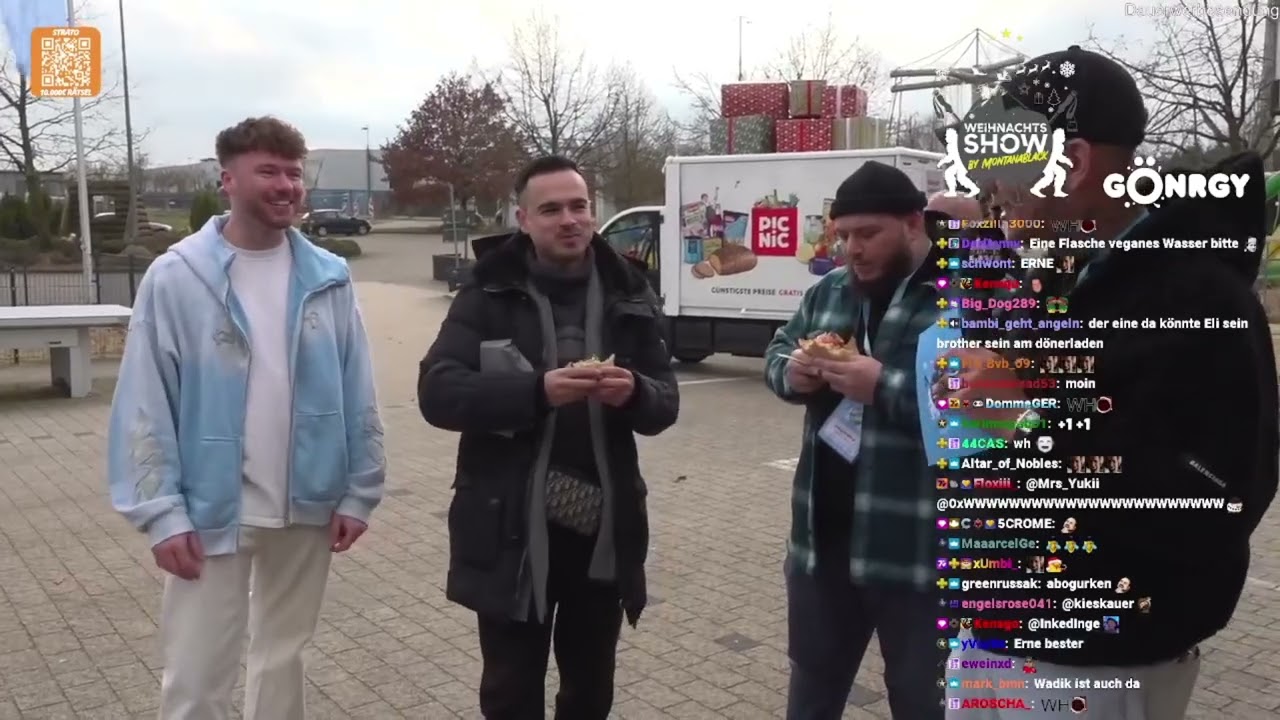 Erné und Monte treffen sich wieder auf dem Weihnachts Event😂🔥