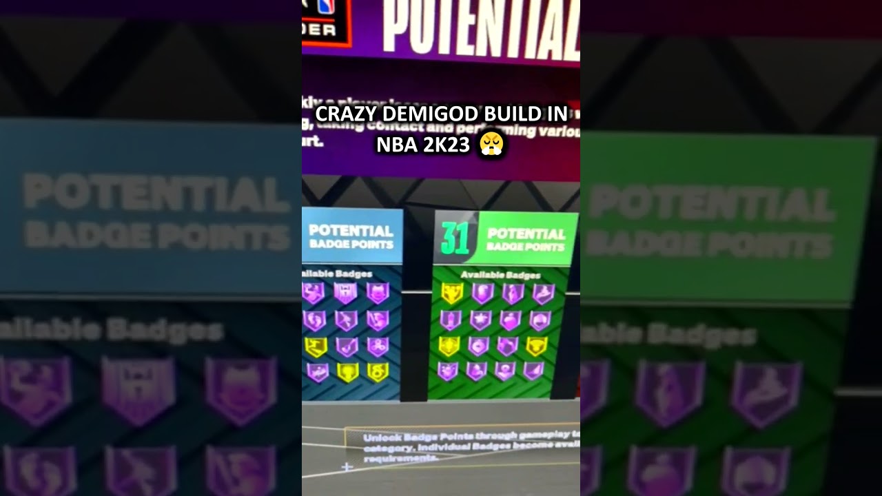 WHAT IS THIS DEMIGOD BUILD ON NBA 2K23?! #nba2k23 #nba2k #2k23build