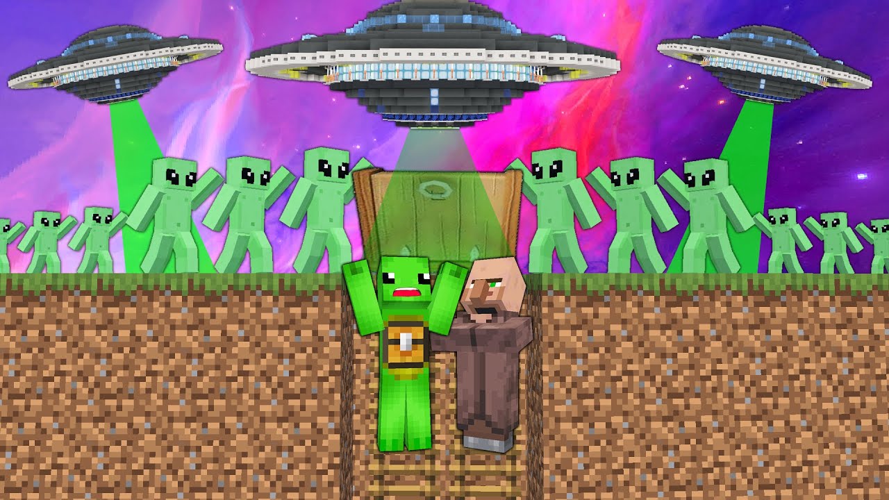 Am Creat un Buncar Contra ATACULUI EXTRATERESTRU in Minecraft !