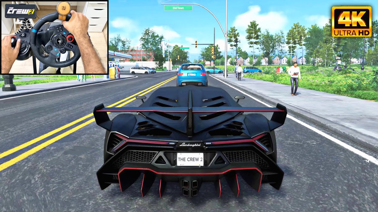 Lamborghini Veneno - Chicago to Las Vegas  | The Crew 2 | Logitech g29 gameplay