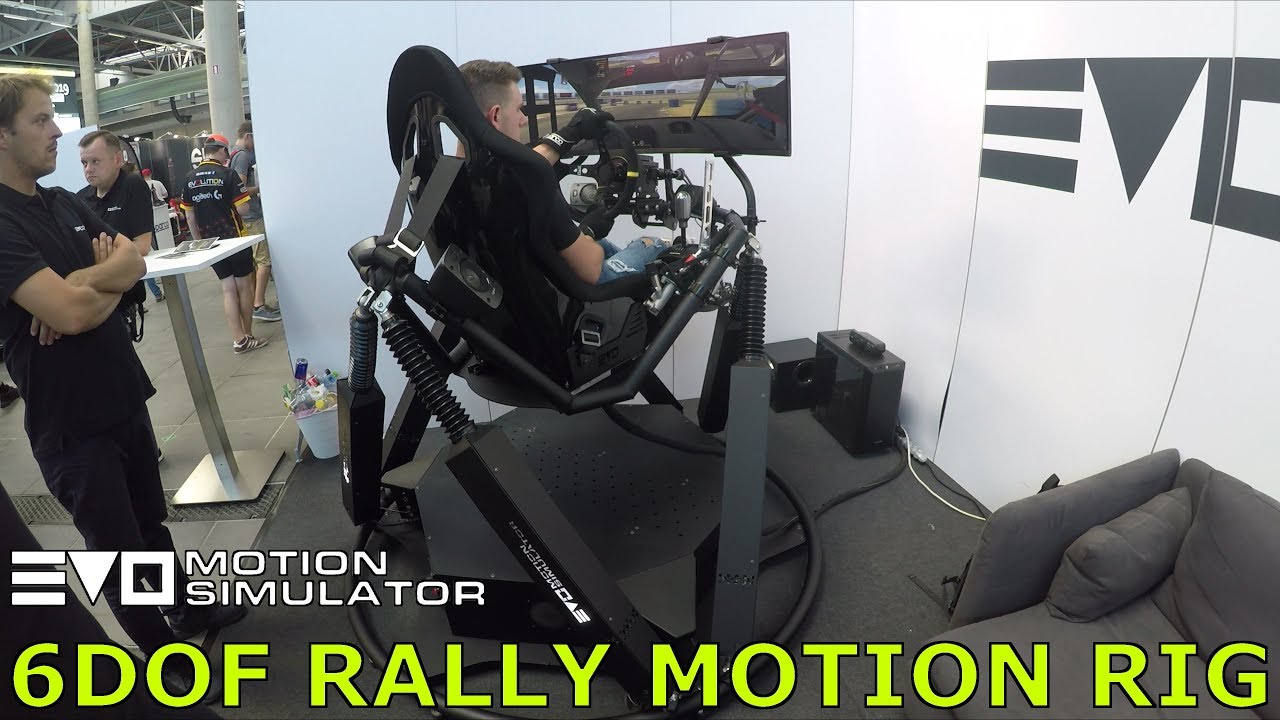 This 6DOF Motion Simulator is Perfect for Rally & Rallycross - EVOLVE Motorsport Simulator