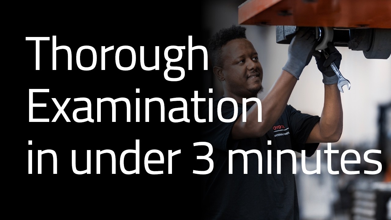 A Thorough Examination Inspection in under 3 minutes
