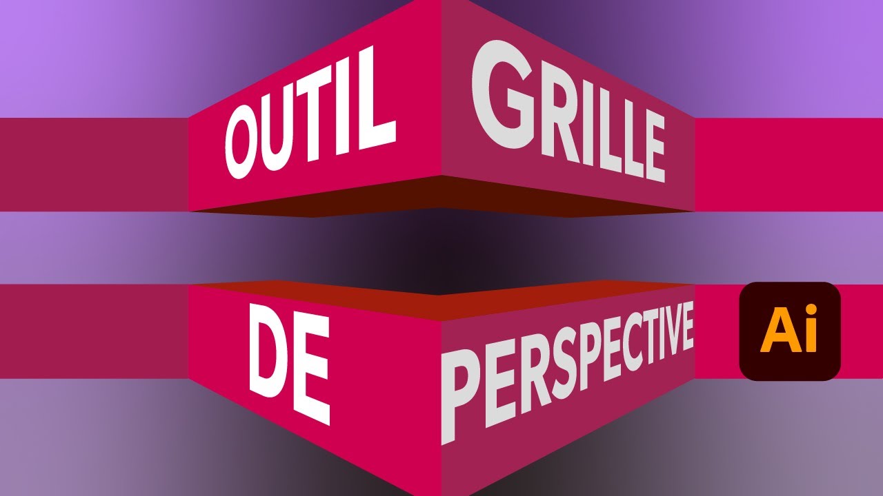 Comment utiliser les grilles de perspective dans Illustrator [Formation Illustrator]