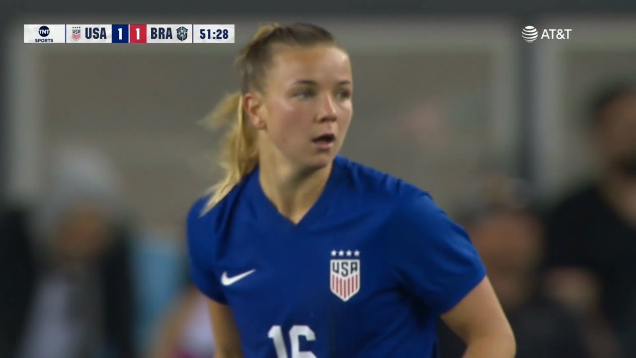 Claire Hutton USWNT v Brazil - Friendly #2 2025