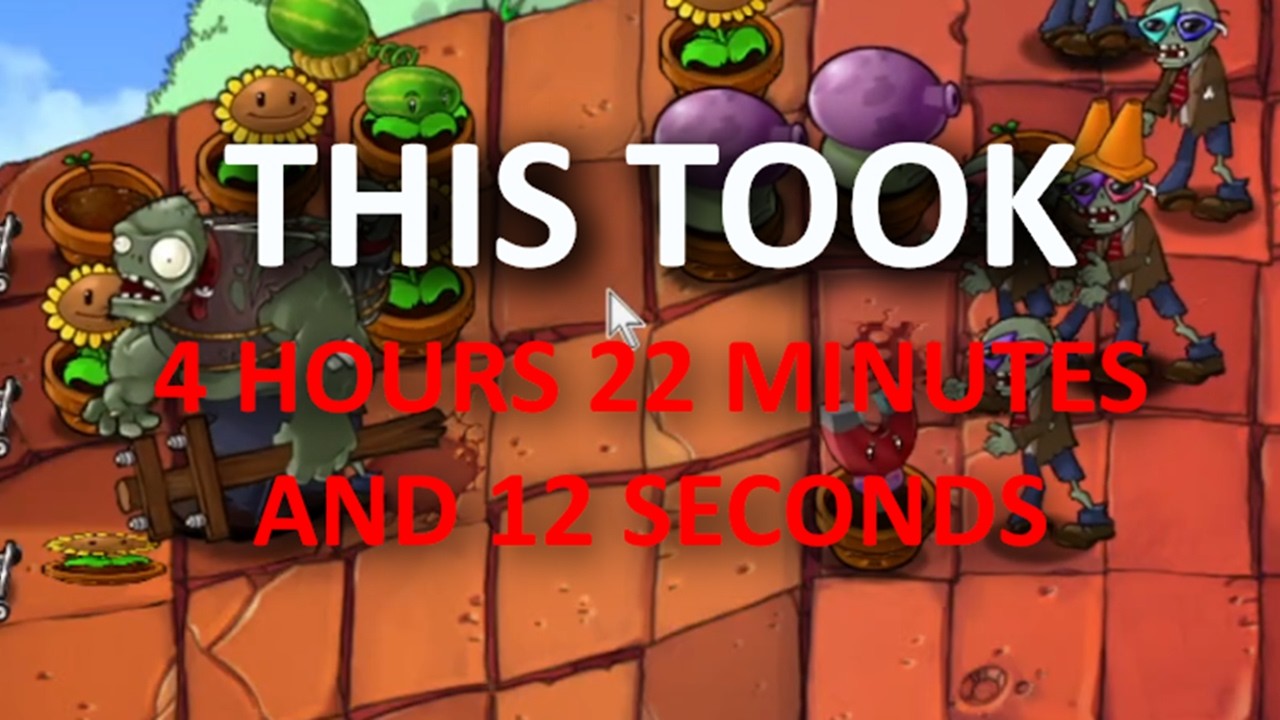 Plants vs. Zombies New Game+ in 4:22:12 (World Record)