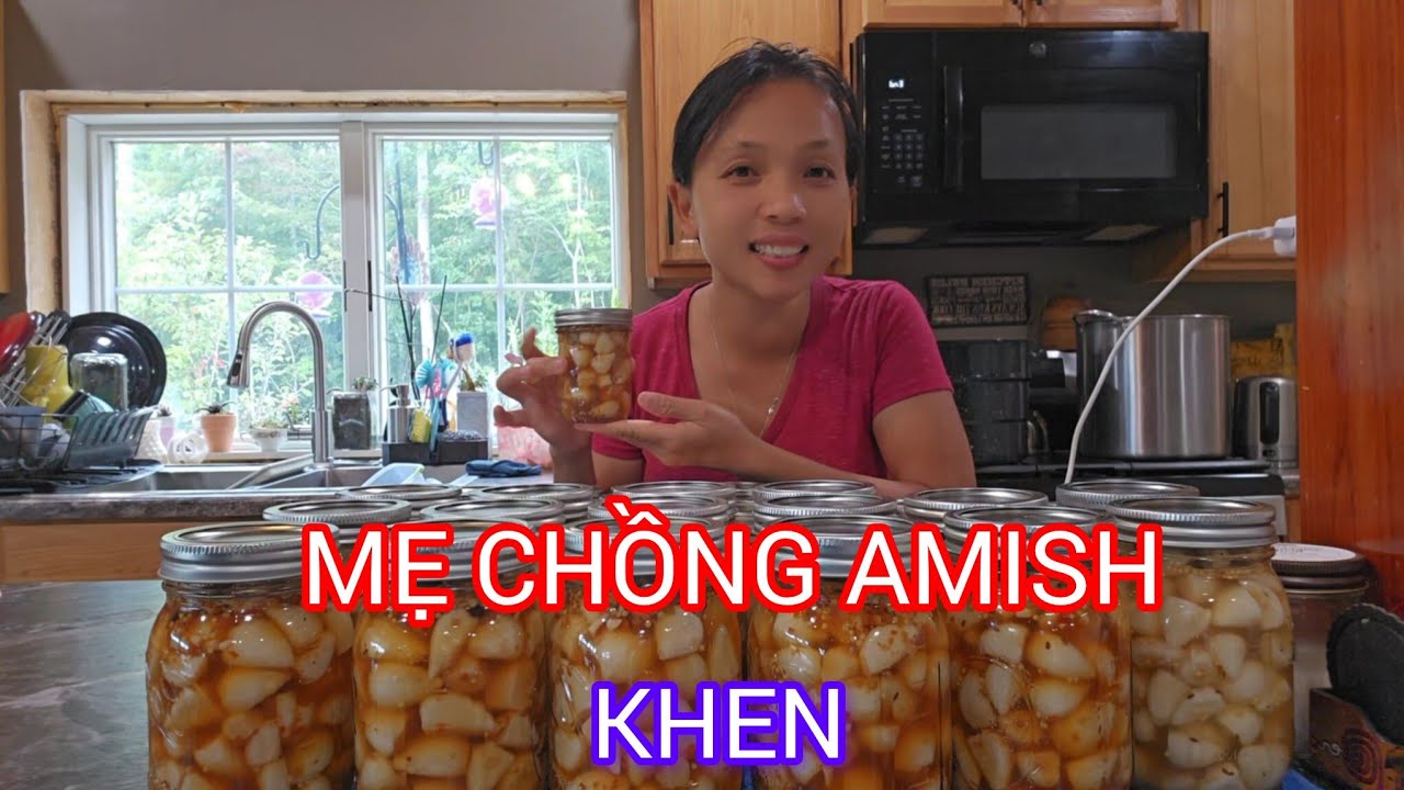 Bí mật sức khỏe người Amish: Làm 41 hủ tỏi muối cùng con trai, bảo quản vài năm không hư