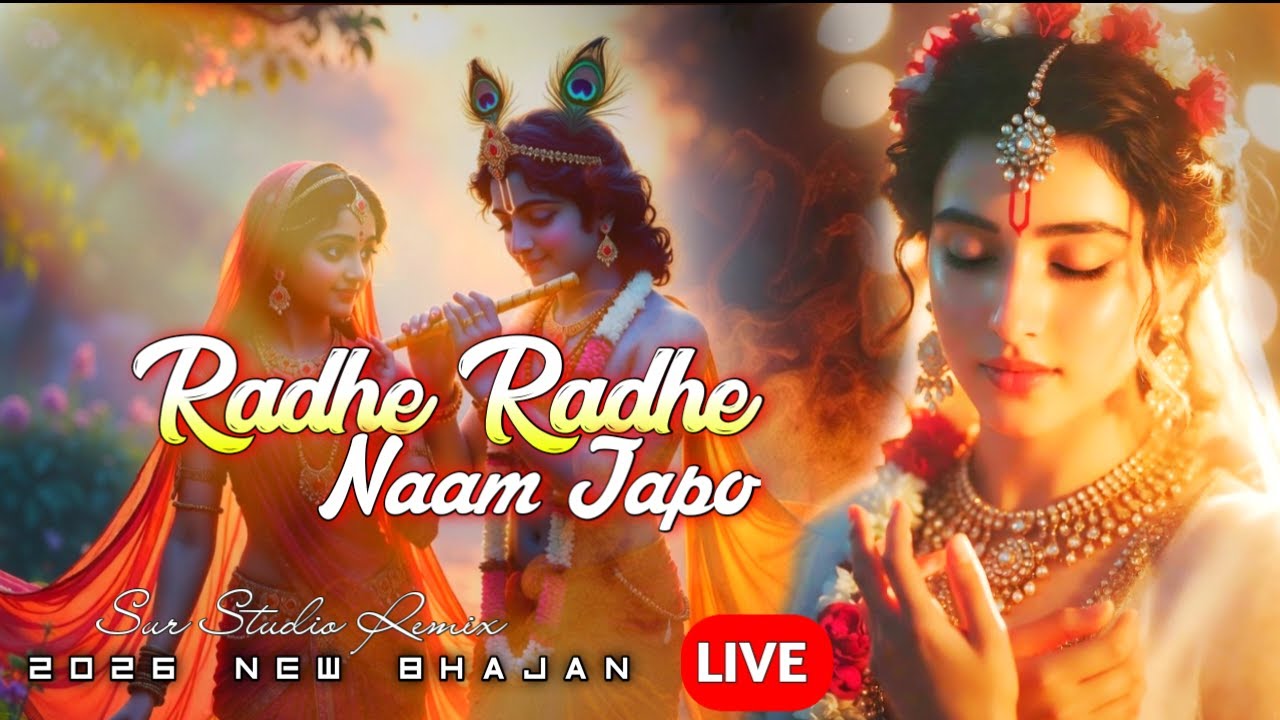 Shri Radha Krishna Live | Raadha Raadha: Naam Japo | राधा के बिना श्याम अधूरे | Bhajan 2026 Live 