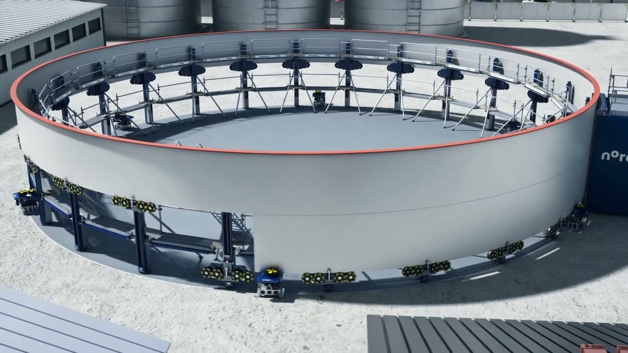 Advanced system - Nordweld - Innovative tank building system