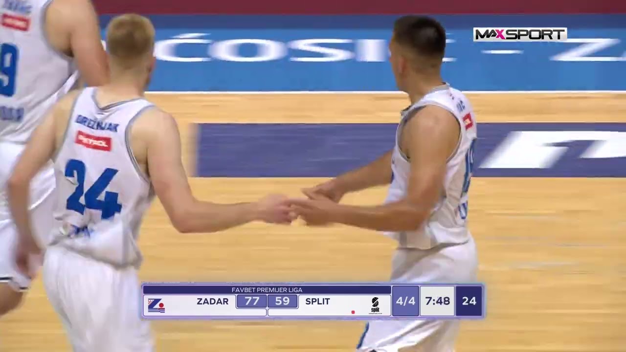 ZADAR vs SPLIT 92:71 (druga utakmica, finale, FAVBET Premijer liga 23/24)