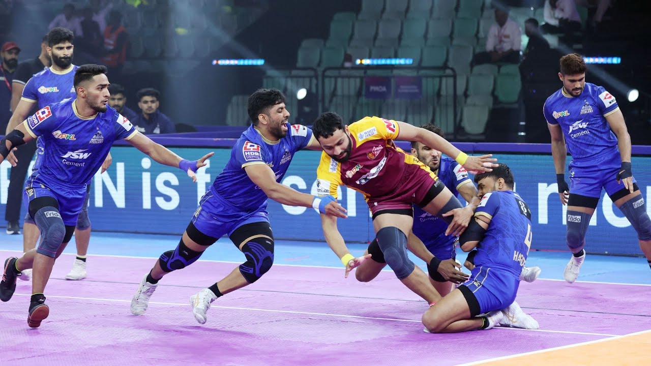 PKL Highlights: Haryana Steelers vs Telugu Titans | Pro Kabaddi League Season 12 | Hindi