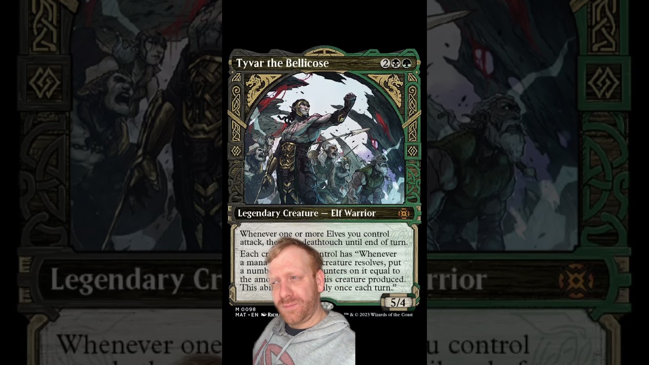 🟢⚫Tyvar the Bellicose is a fair and balanced Elf lord &mdash; MTG March of the Machine Aftermath