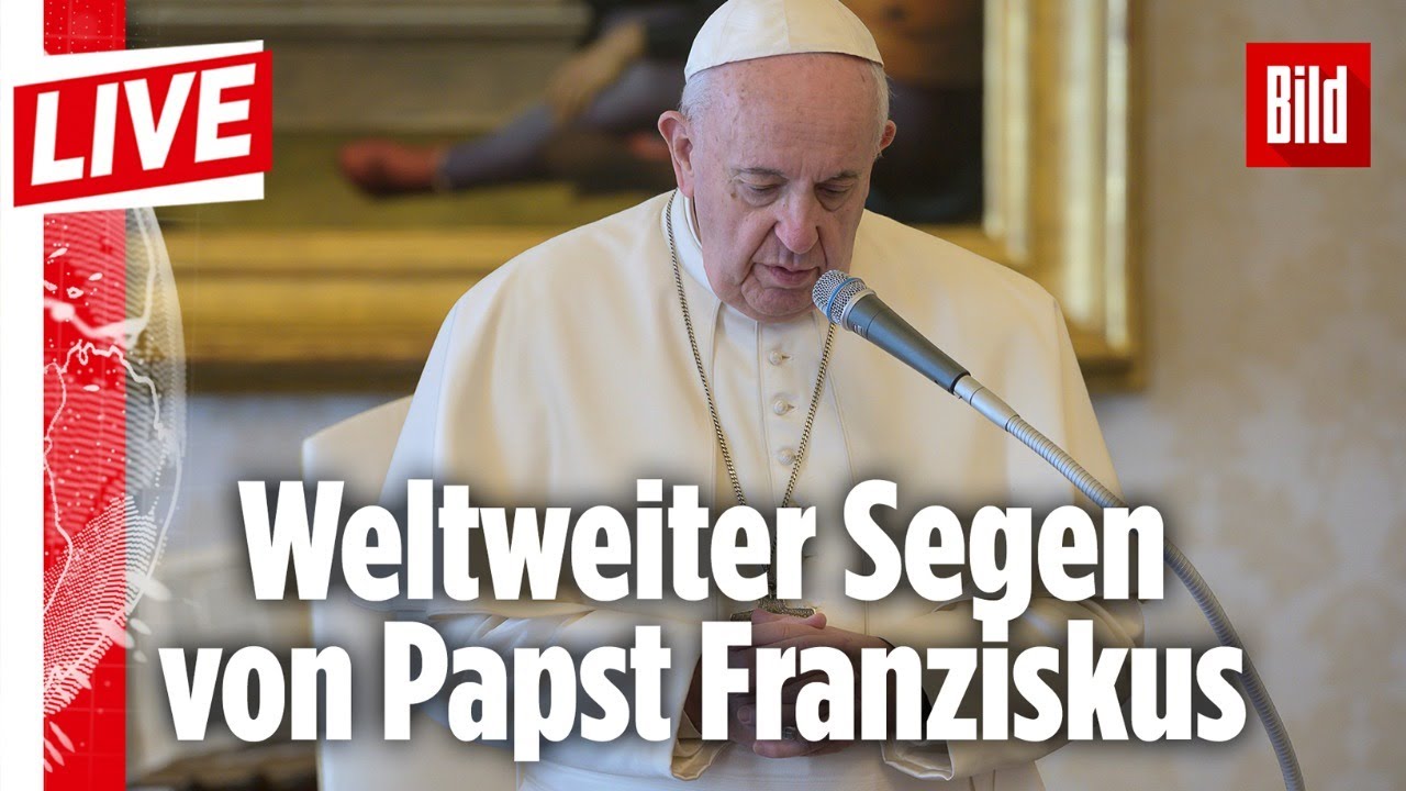 🔴Papst sendet Sondersegen &bdquo;Urbi et Orbi&ldquo;