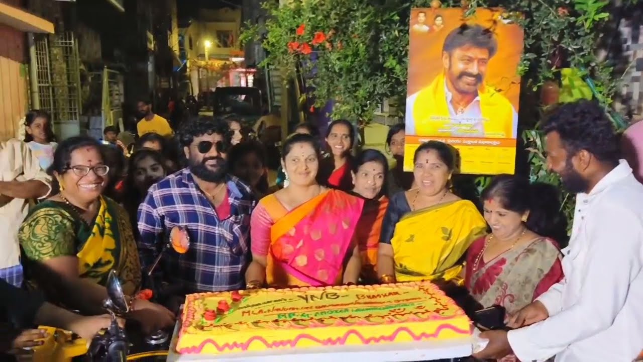 Balakrishna winning celebrations in Hindupur