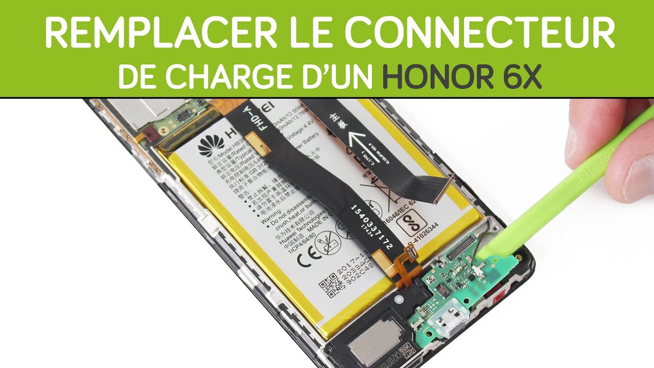 Changer son connecteur de charge Honor 6X, by SOSav