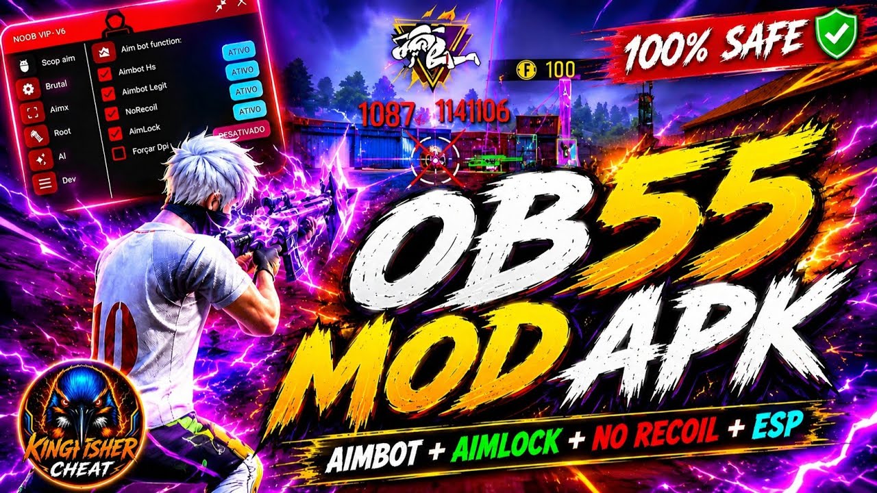 OB55 Free Fire Panel Mobile 🔥 FF Antiban Panel | Free Fire Hack New 😈 FF Injector 2026 | FF Panel