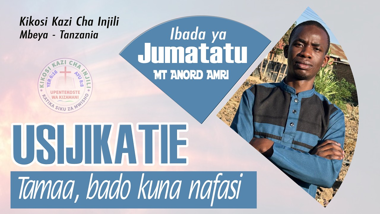 Ujikatie Tamaa, nafasi bado ipo | Minister Anord Amri | 16-02-2026.