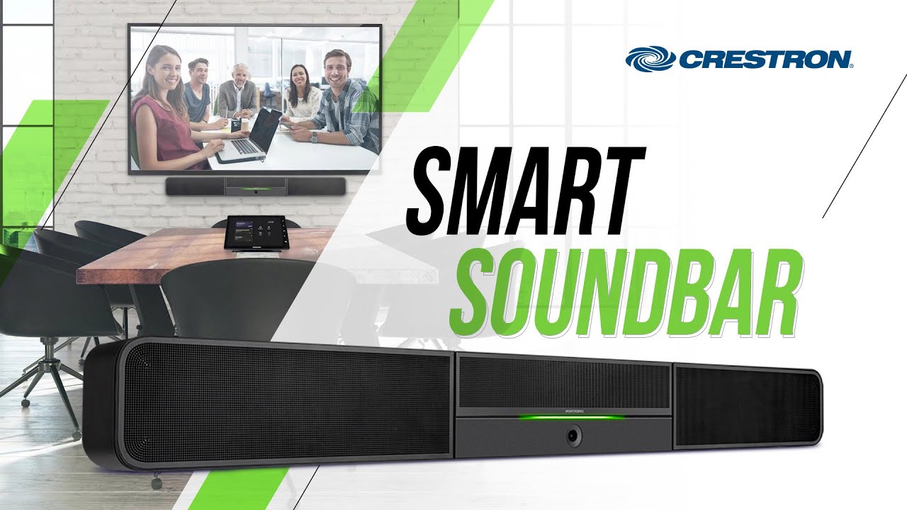 AVG TV - Crestron Smart SoundBar - Salas de Reunião e Videoconferência