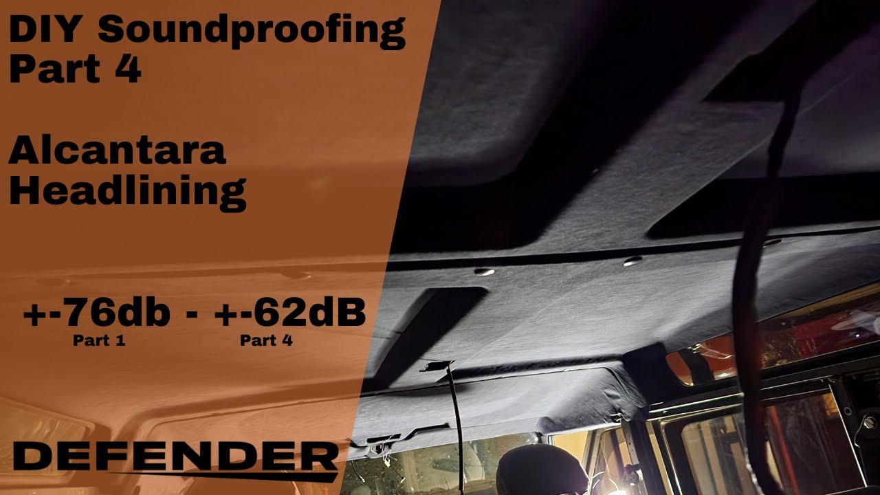 Sound Deadening Project Part 4 - Alcantara Headlining