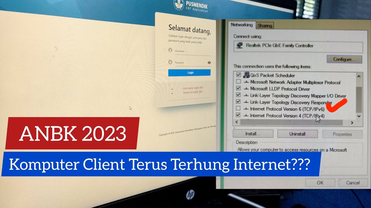 Kompter Klien Bermasalah mengakses ke server dan exambro client tidak bisa di akses - ANBK 2023