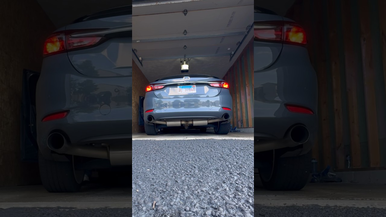 2021 Mazda 6 2.5 Turbo - Corksport 80mm Catback Exhaust - Cold Start