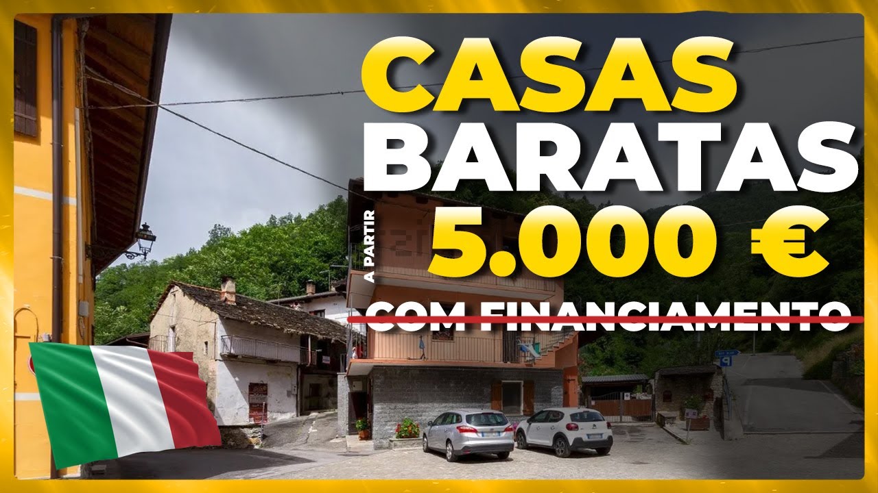 CASAS MUITO BARATAS NA ITÁLIA!