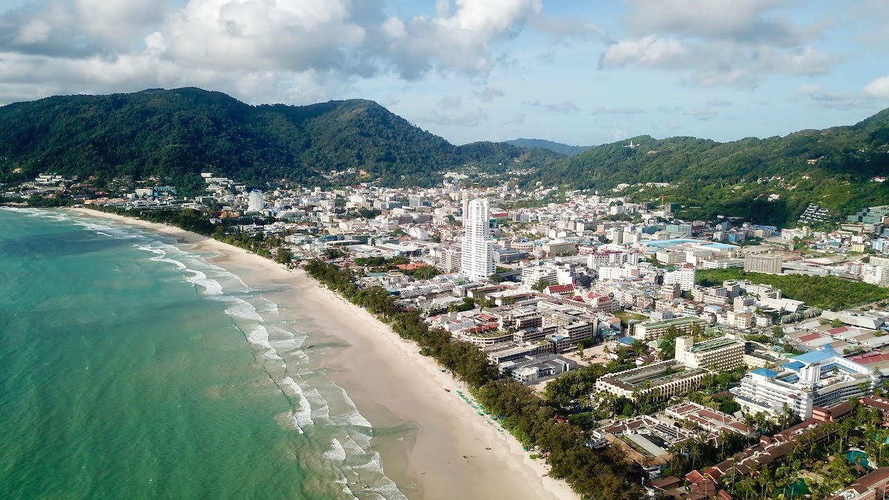 Welcome To Patong Beach  - FlyBy Drone Footage In 4k