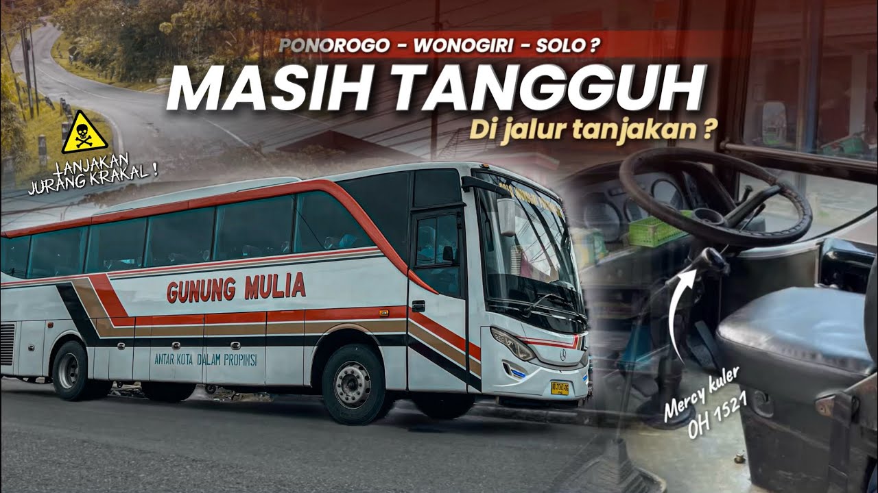 SENSASI NOSTALGIA BANGET ! Naik Bus Dari PONOROGO Ke WONOGIRI - SOLO Lebih Seruuu 