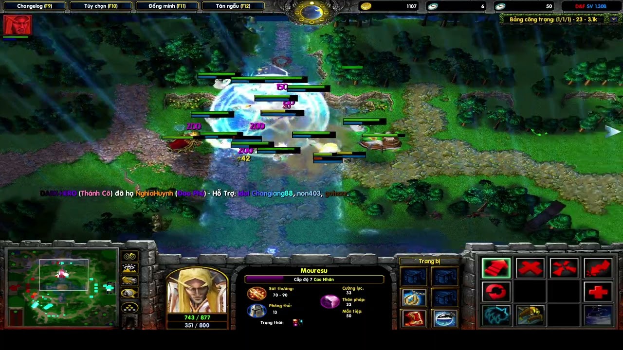 Divide and Fight SV 1.30B | Mấy khi được bộ skill 