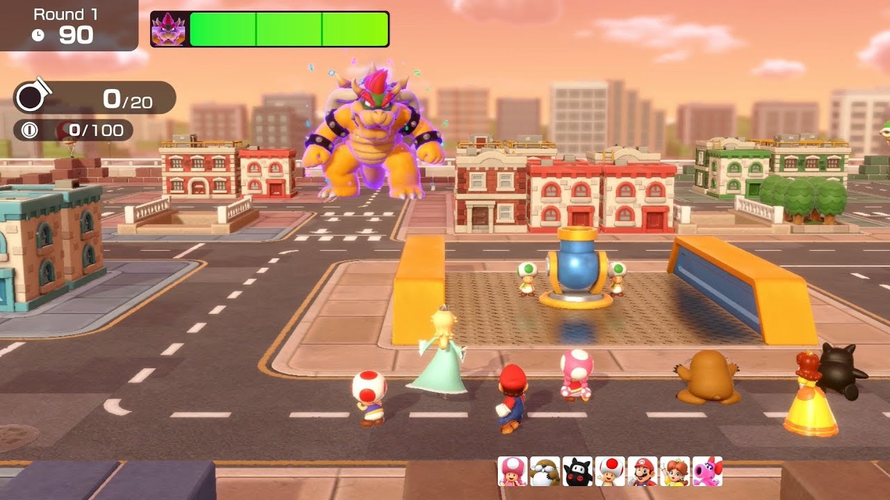 Super Mario Party Jamboree // Bowser Kaboom Squad (Bomber Bills - Rosalina) - Walkthrough