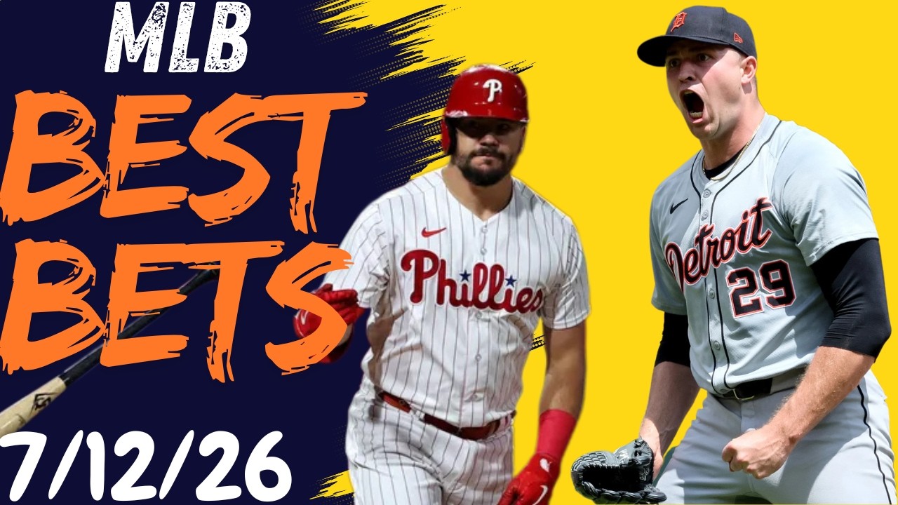 MLB BETS 7/12/26 Player Props,Parlays & Home Run Pick's