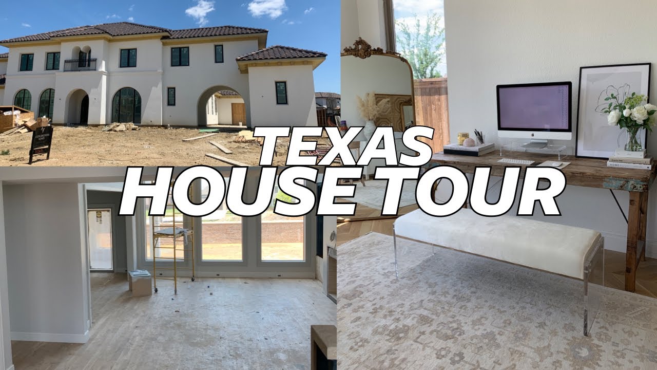 VLOG: MultiMillion $ Texas House Tour, Redecorate HomeOffice, Painting Windows Black! Julia & Hunter
