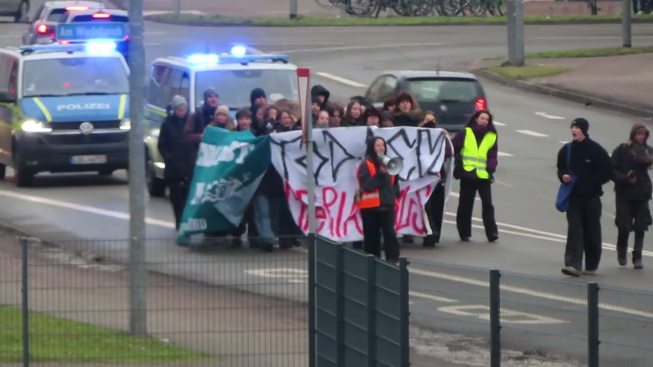 Demo gegen die Bundeswehr in Stendal 17.01.2026