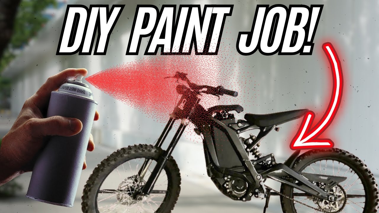 TRANSFORMING MY SURRON: DIY SPRAY PAINT MAKEOVER!