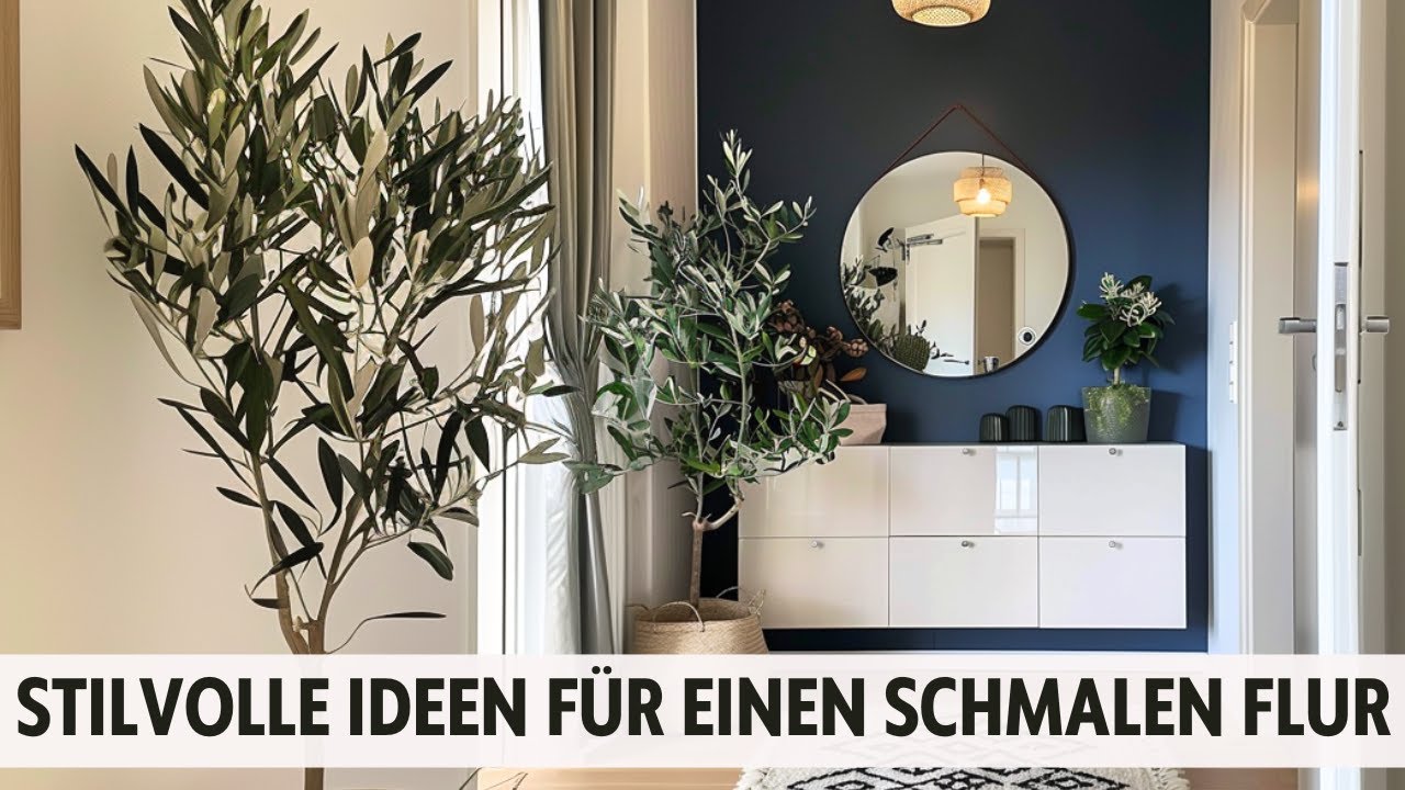 🌿 20 Stilvolle Ideen für einen schmalen Flur ☀️✨