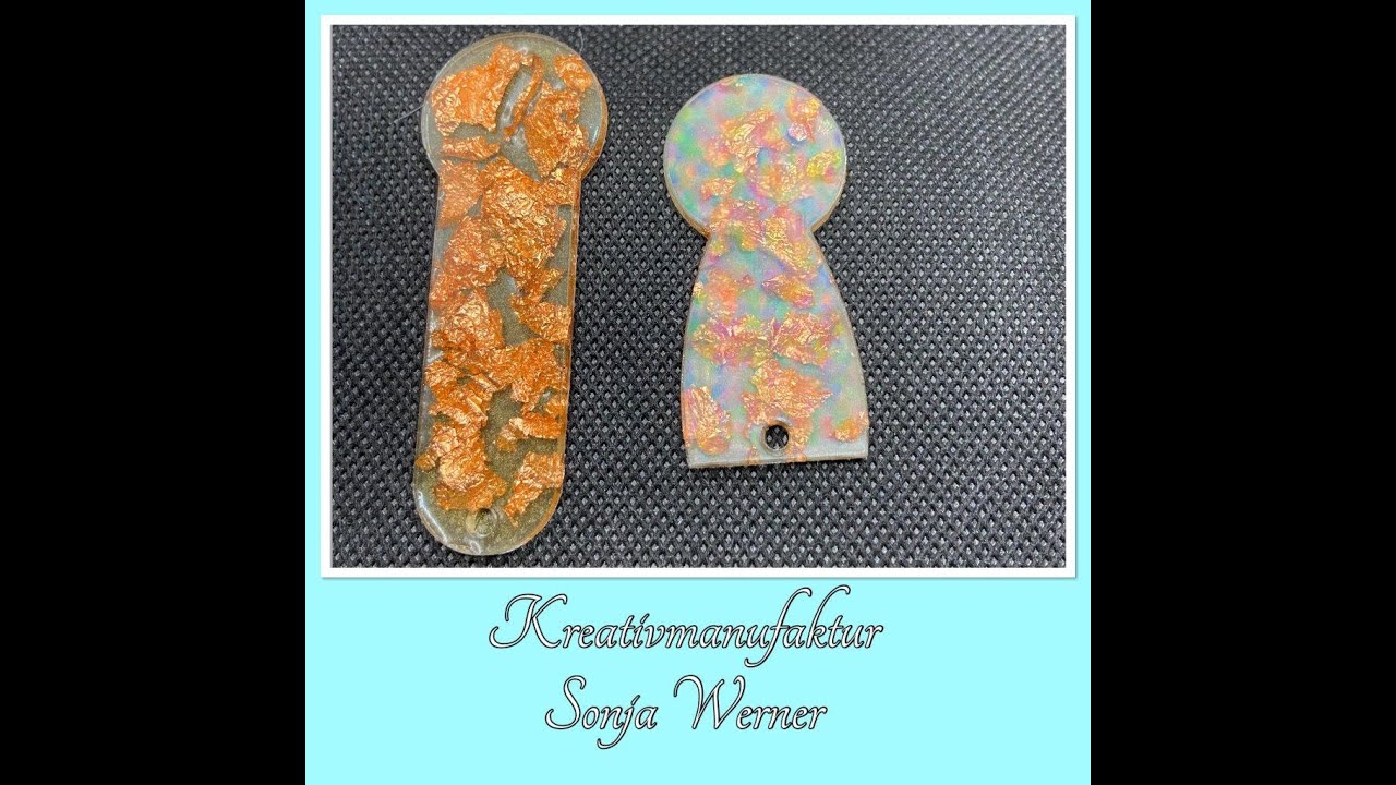 Holoform mit Resin/Epoxy gießen Einkaufswagenchip - good & fail