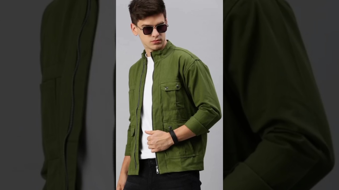 Strength Green Denim Jacket – Bold & Stylish for Every Season"
