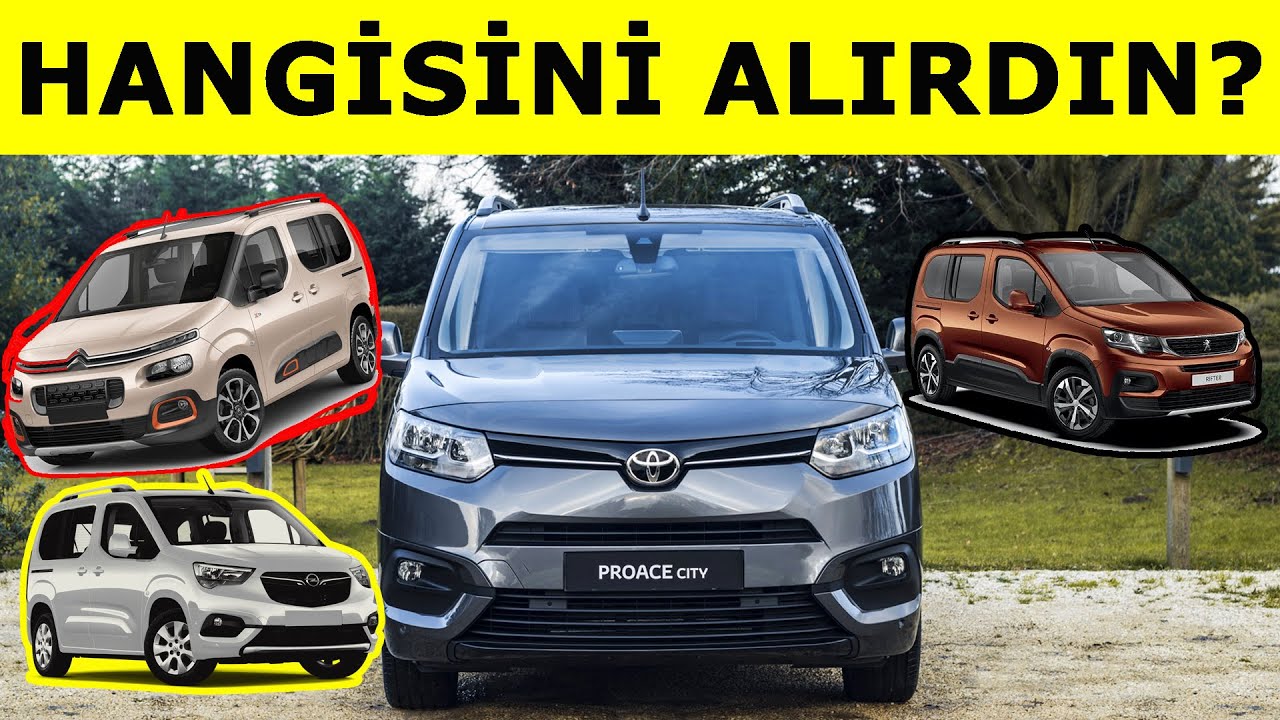 Yeni Toyota Proace City | Citroen Berlingo, Opel Combo, Peugeot Rifter 'dan farkı ne?