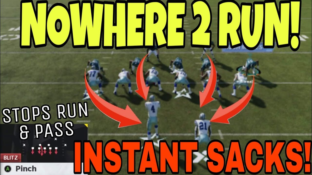 THIS DEFENSE IS A GLITCH! Stops The Run, Pass & Gets INSTANT SACKS! Best Blitz in Madden NFL 21!