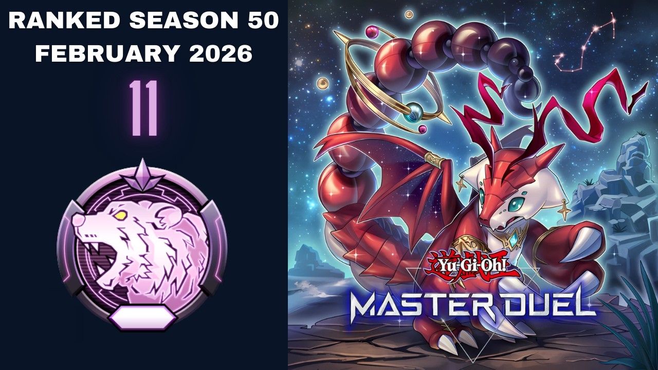 Dracotail | Climbing the Ranks Part 11 | Season 50 Ranked | Yugioh Master Duel