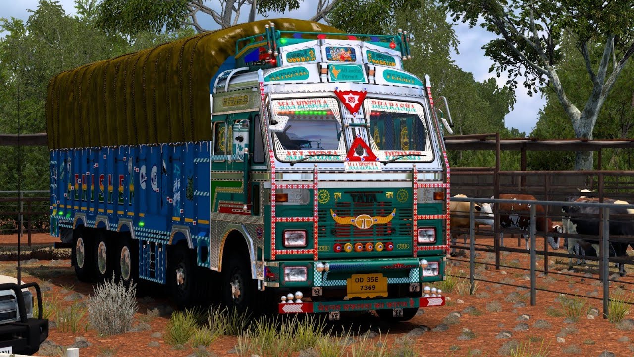 Fully Loaded Truck on a Muddy Road | Extremely Difficult Drive | ETS2