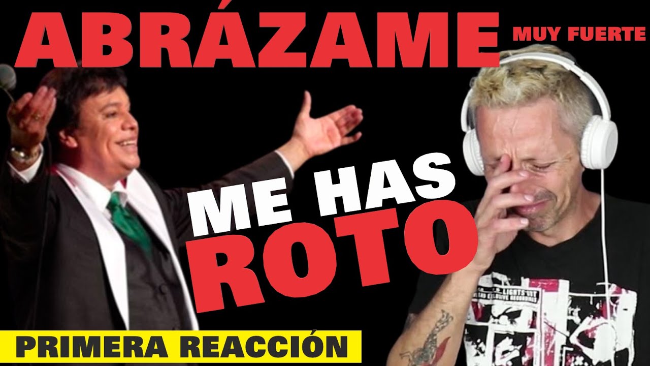 ✅JUAN GABRIEL ▶️ABRÁZAME MUY FUERTE / CANTAUTOR ESPAÑOL REACCIONA POR PRIMERA VEZ