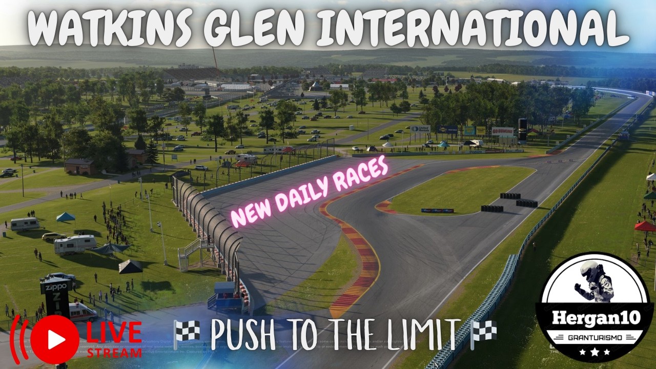 Gran Turismo 7 🔴 NEW DAILY RACES | WATKIS GLEN INTERNATIONAL🏁| Road to 200 Subs 🚀