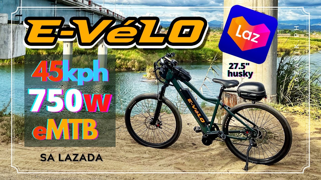 🟢 D’ BEST Electric MTB | E-VeLO HUSKY with 750W Mid-motor | 100 KM Range