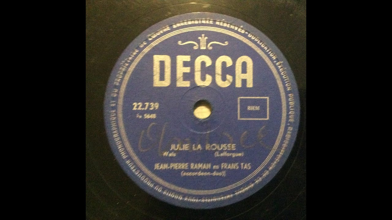 Jean-Pierre Raman met Frans Tas &ndash; Julie La Rousse