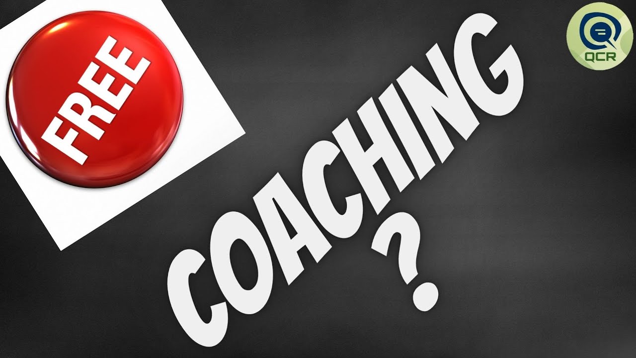 FREE COACHING ANNOUNCEMENT - QCR