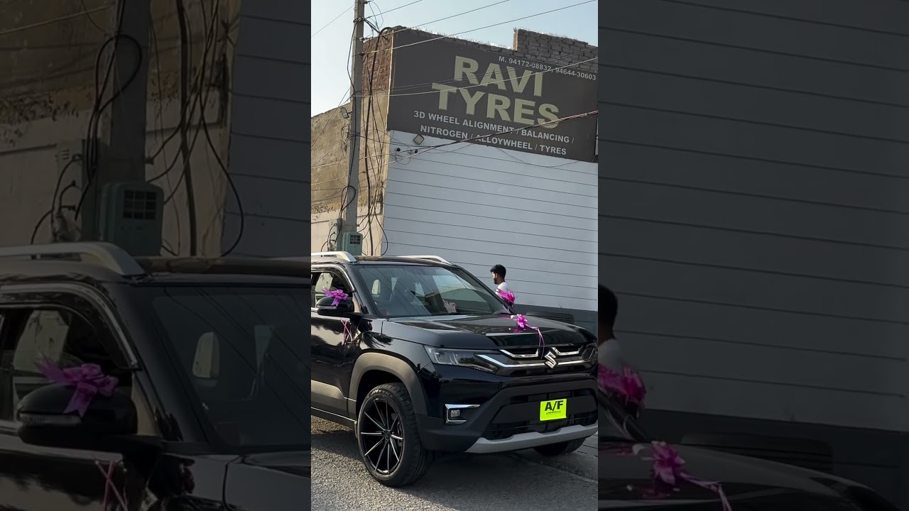 18&rdquo;inch WHEELS MARUTI SUZUKI BREZZA modified alloy wheels #wheels #brezza #alloywheels #automobile