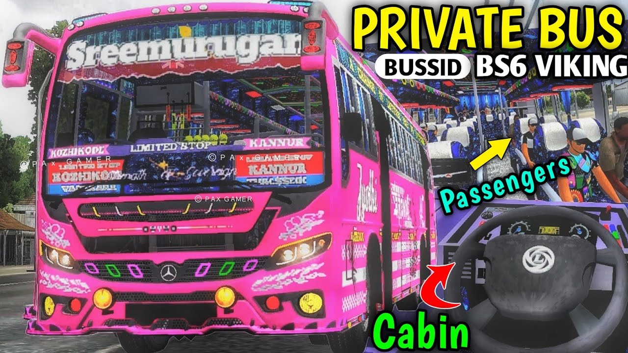 NEW KERALA PRIVATE BUS MOD RELEASED FOR BUSSID | FREE MOD | NEW BUS MOD FOR BUSSID | 