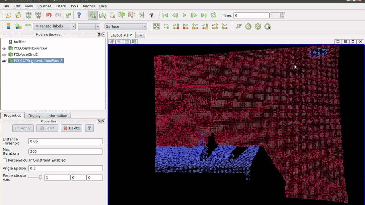 PCL and ParaView Demonstration
