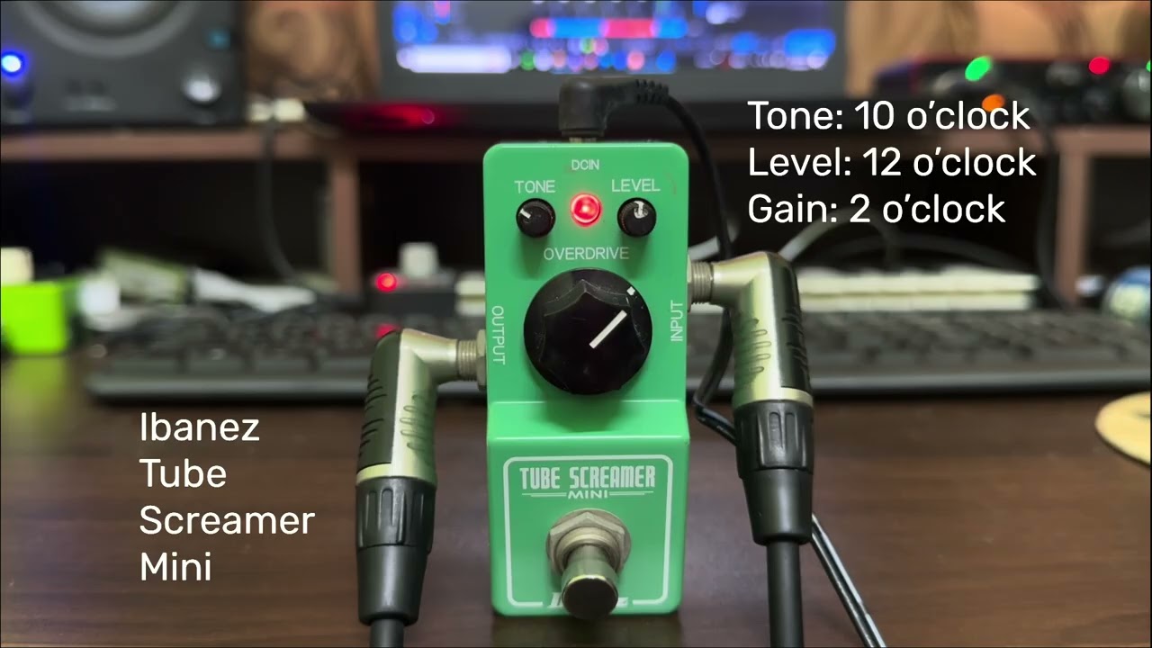 Ibanez Tube Screamer Mini Demo | From Blues to Tight Metal Boost (No Talking)