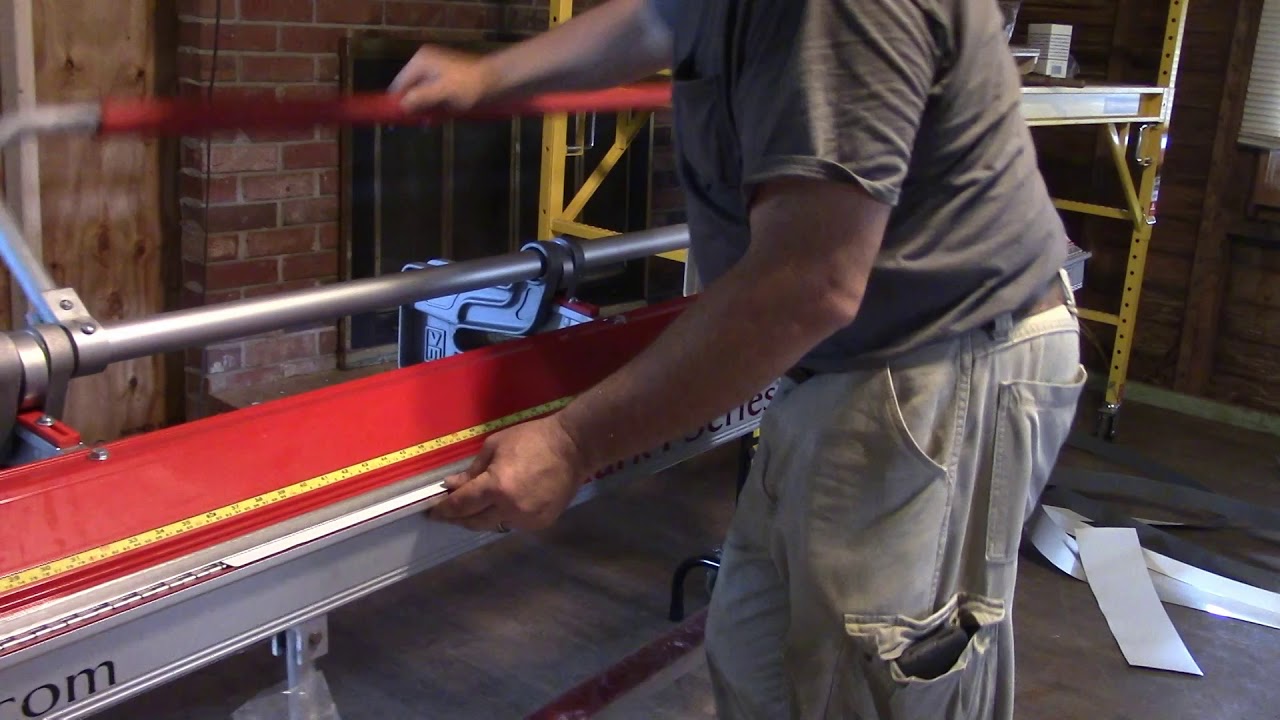 How to make Z flashing with a metal brake